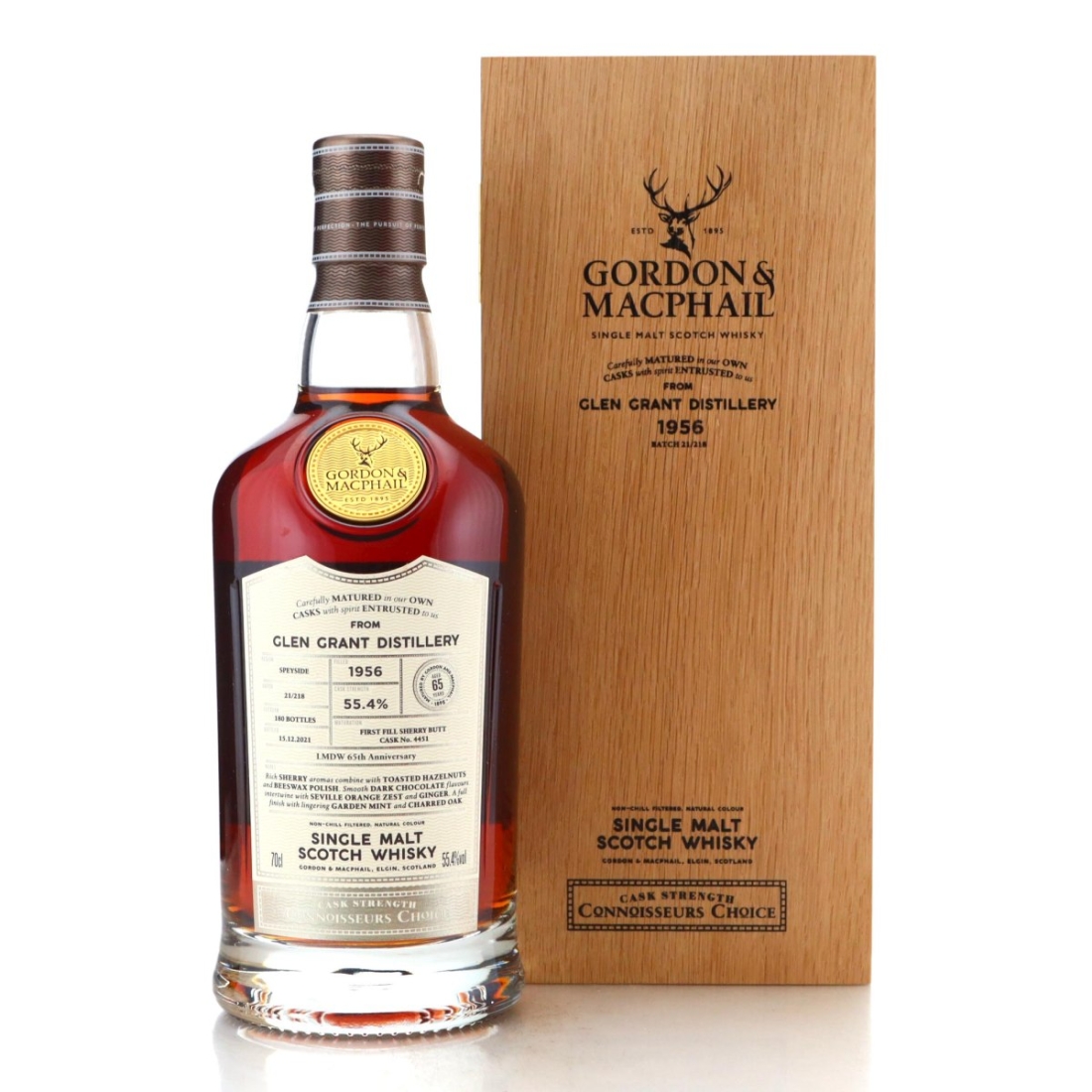 Image for Glen Grant 1956 Connoisseurs Choice 65 Year Old - LMDW 65th Anniversary