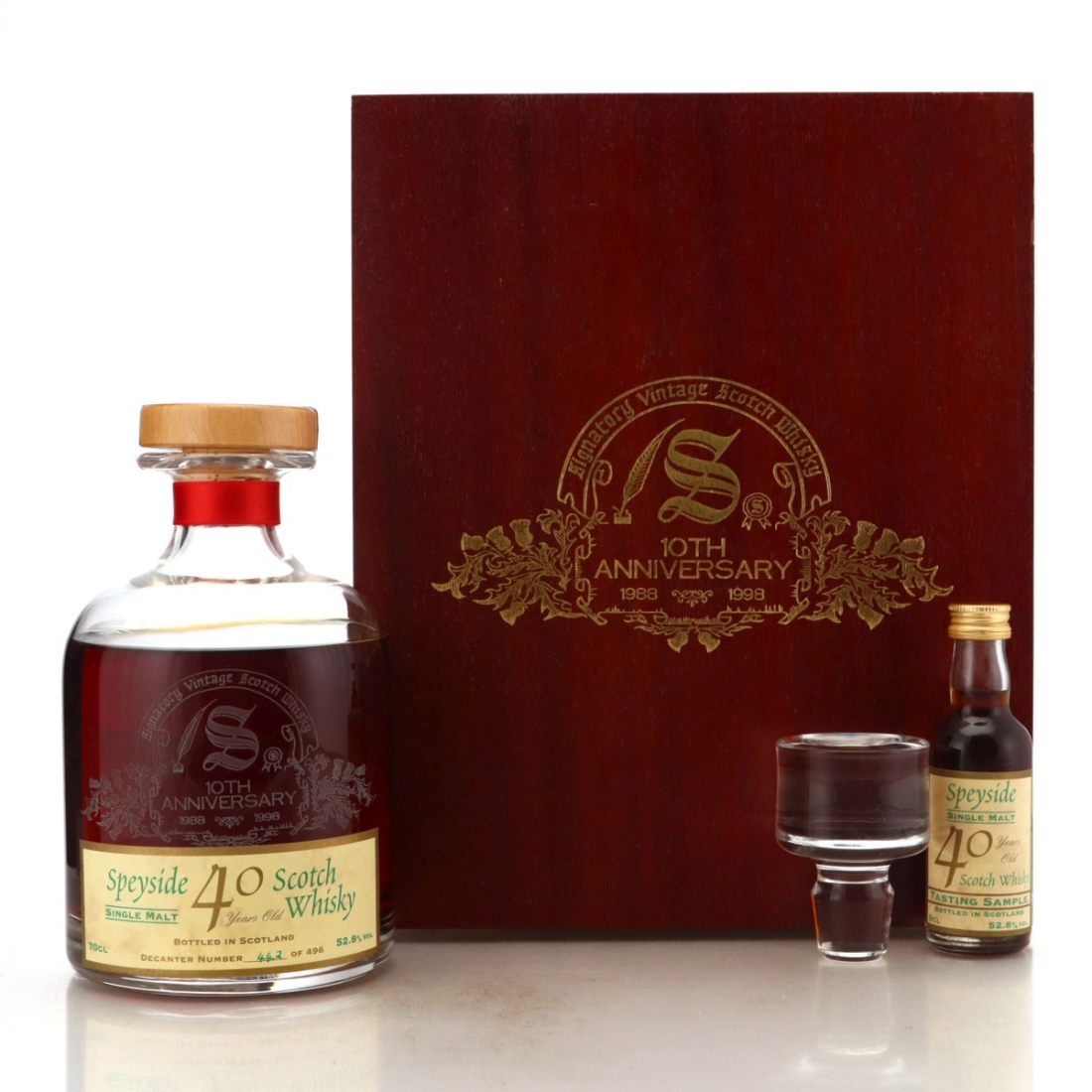 Image for Glenfarclas 1958 40 Year Old Decanter - Signatory Vintage 10th Anniversary