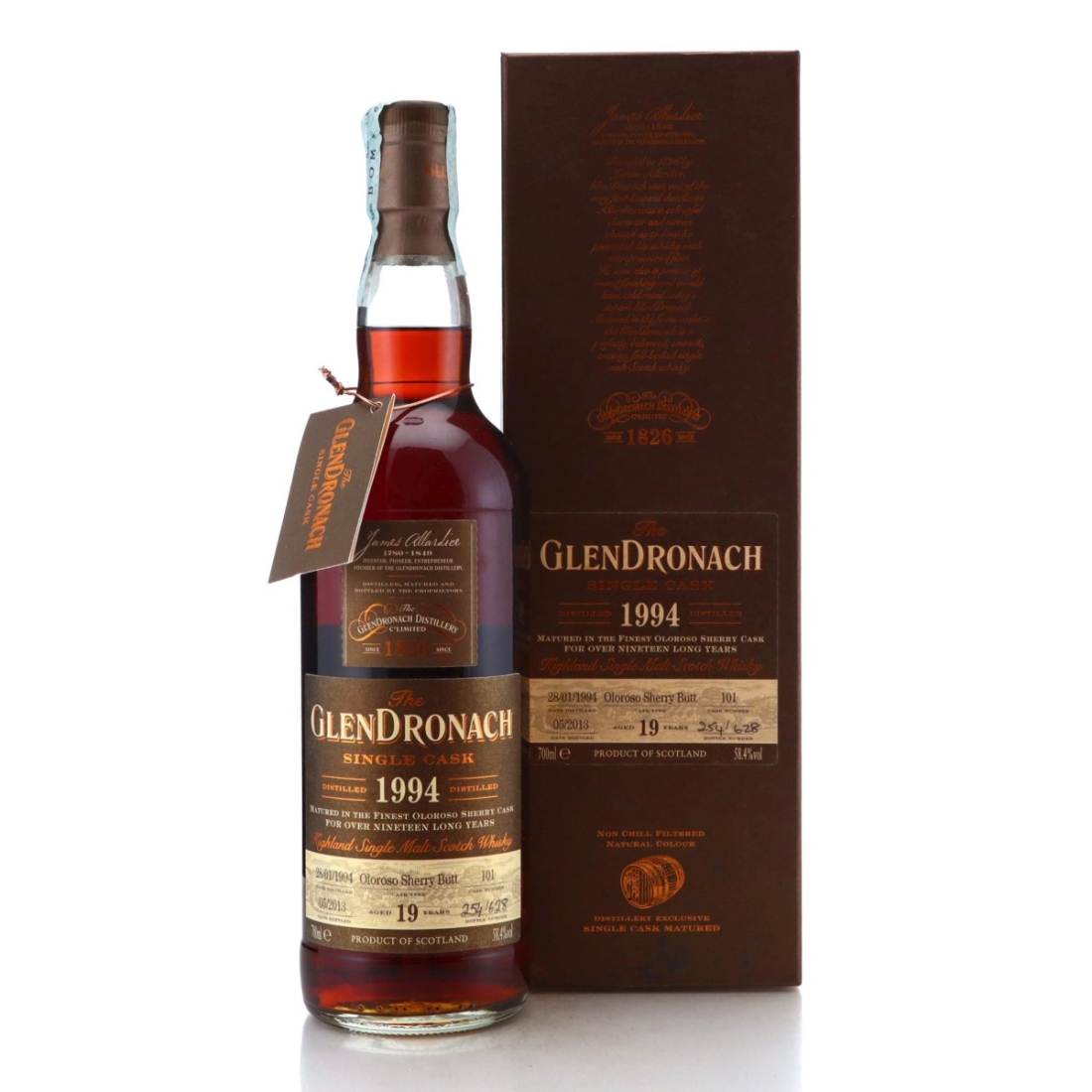 Image for Glendronach 1994 Single Cask 19 Year Old