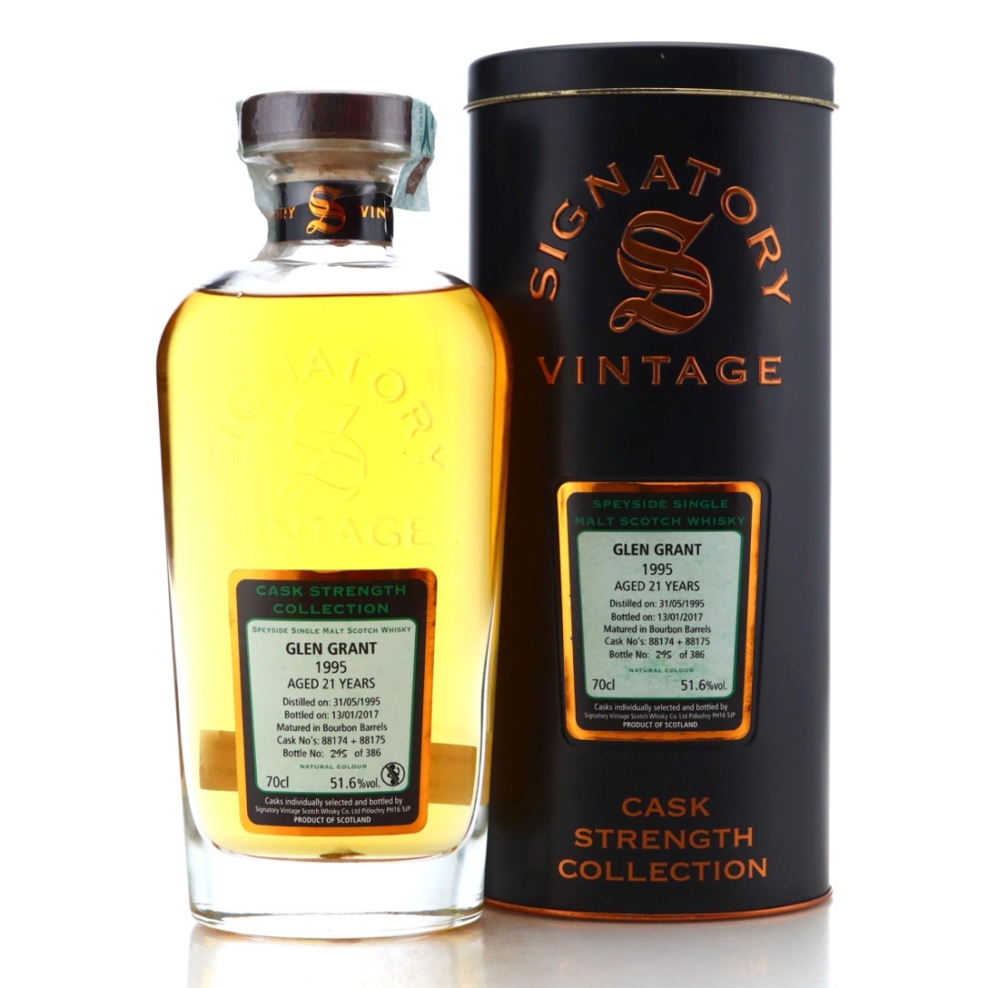 Image for Glen Grant 1995 Cask Strength Collection 21 Year Old