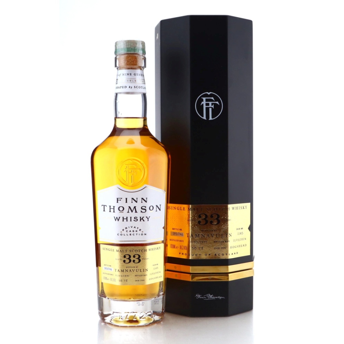Image for Tamnavulin 1991 Finn Thomson 33 Year Old