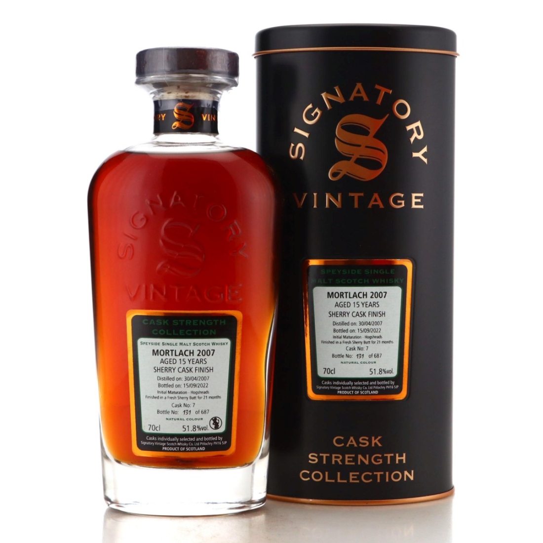 Image for Mortlach 2007 Cask Strength Collection 15 Year Old