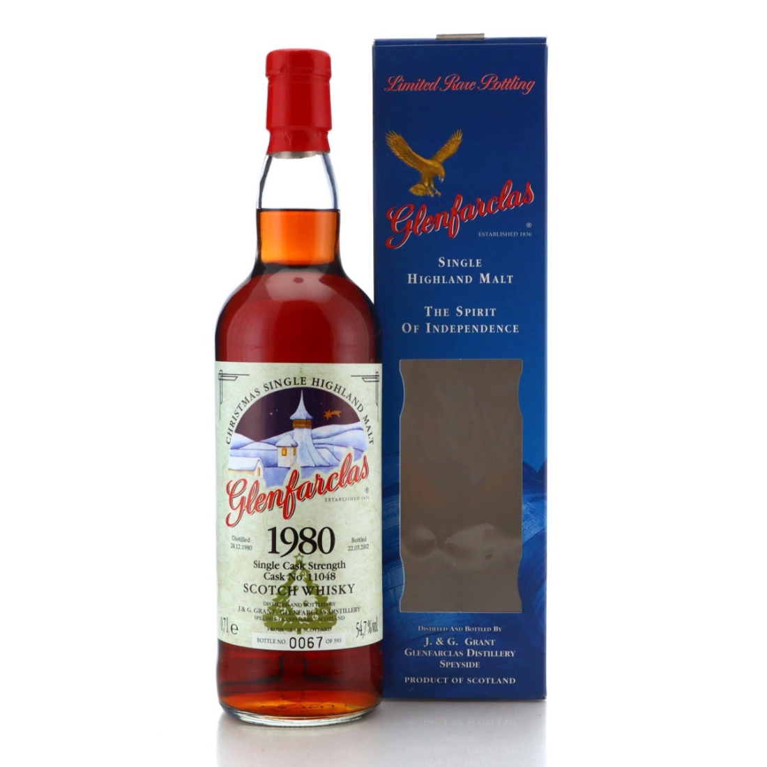 Image for Glenfarclas 1980 Single Sherry Cask Christmas Edition