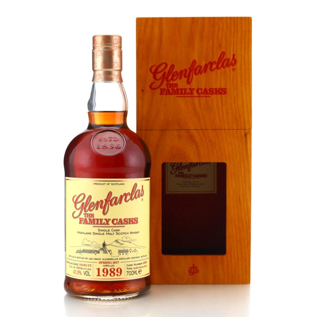 Image for Glenfarclas 1989 The Family Casks Spring 2017
