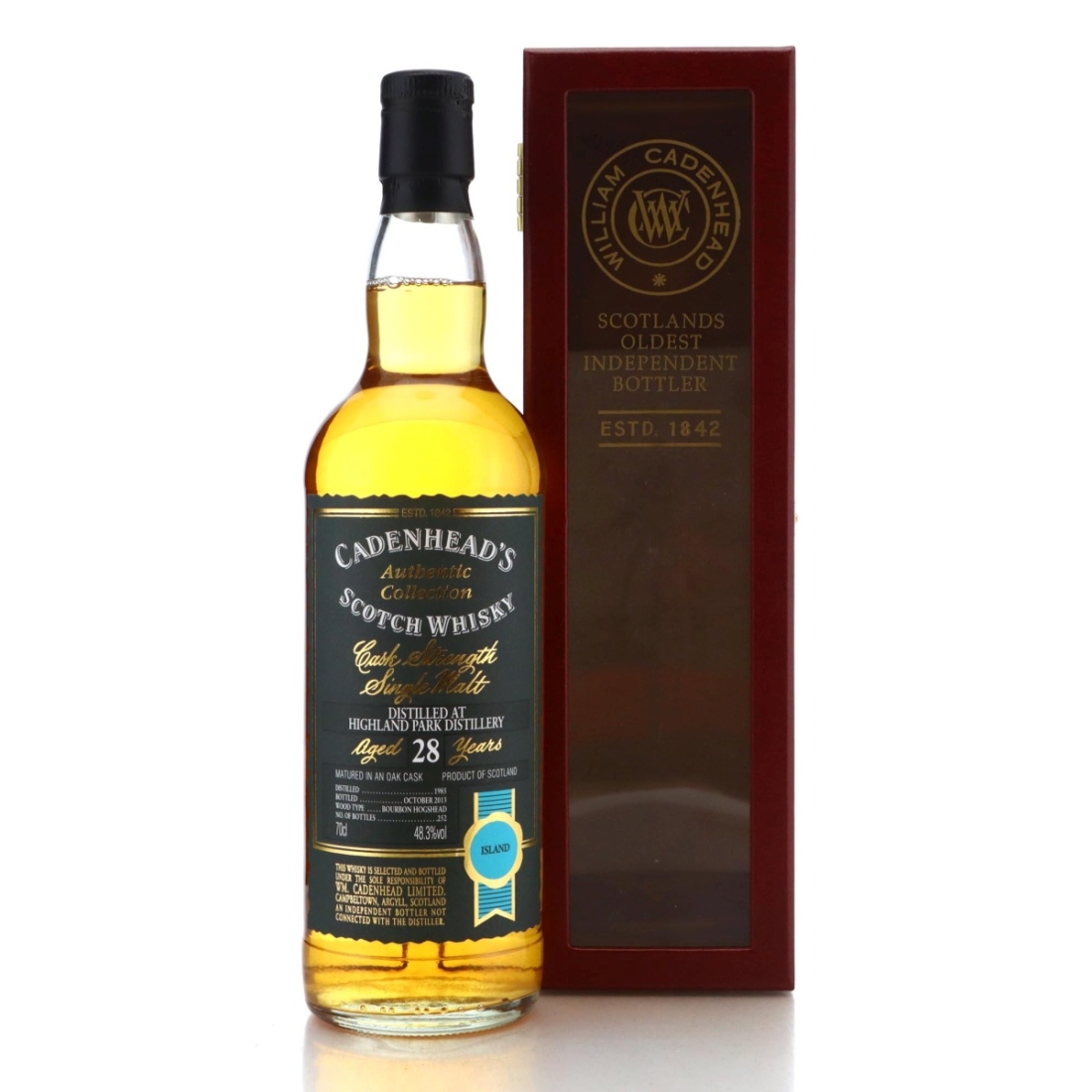 Image for Highland Park 1985 Cadenhead's Authentic Collection 28 Year Old
