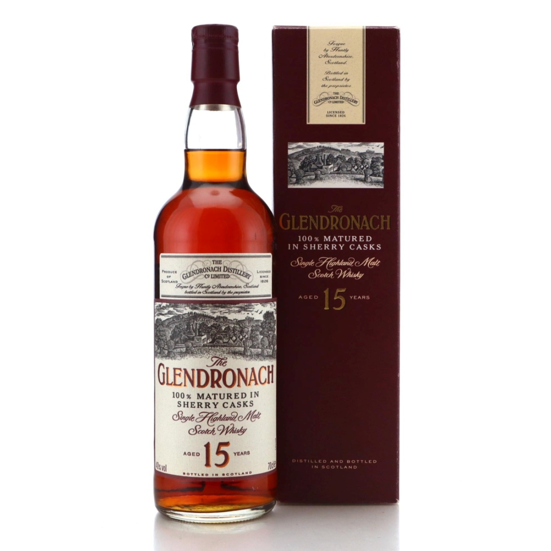 Image for Glendronach 15 Year Old 100% Matured in Sherry Casks
