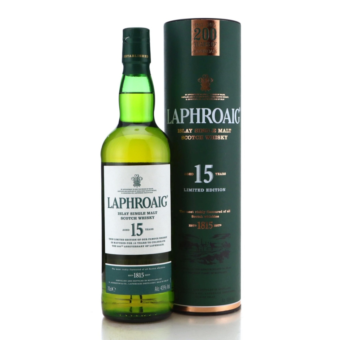 Image for Laphroaig 15 Year Old 200th Anniversary