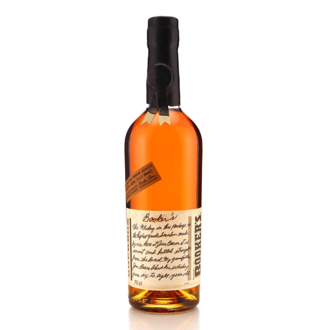 Booker's 7 Year Old Kentucky Straight Bourbon, New American Oak Cask, Batch No. 2024-01E 'Springfield', 2024, 62.2% whisky bottle