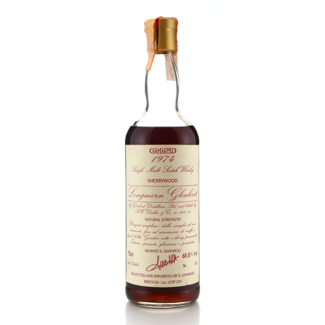 Image for Longmorn 1974 Natural Strength