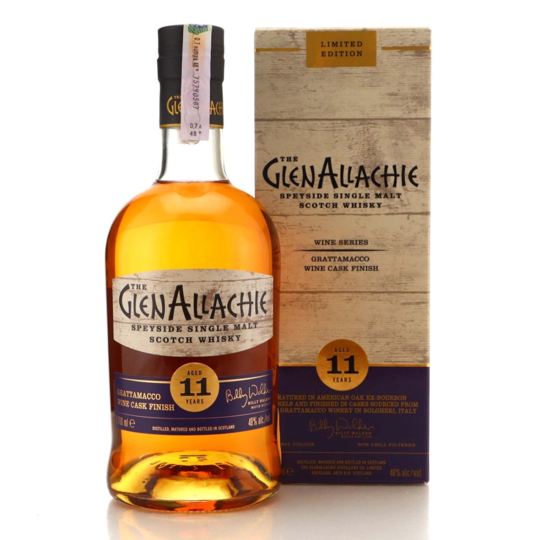 Image for Glenallachie Grattamacco Wine Cask Finish 11 Year Old
