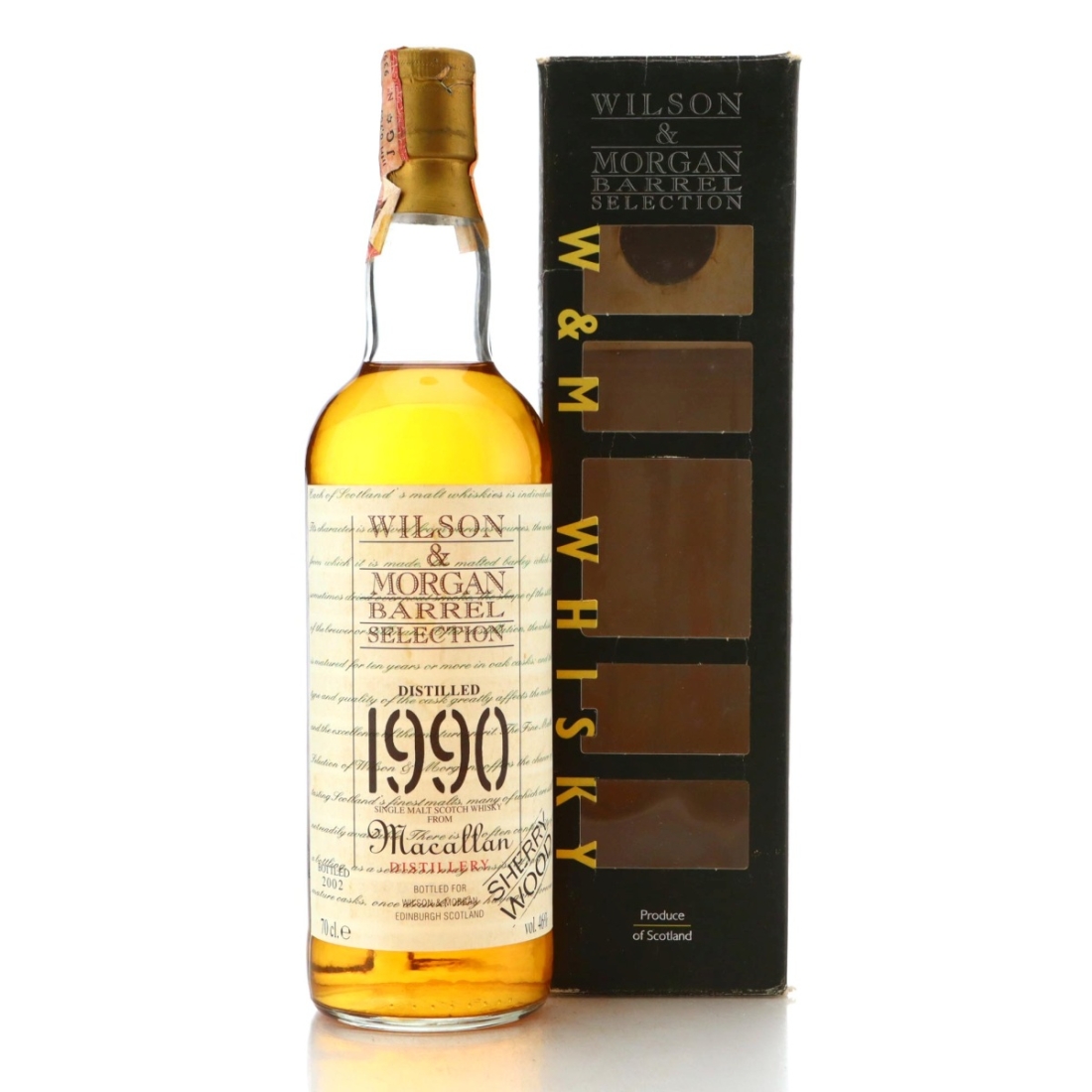 Image for Macallan 1990 Wilson & Morgan Barrel Selection Sherry Wood