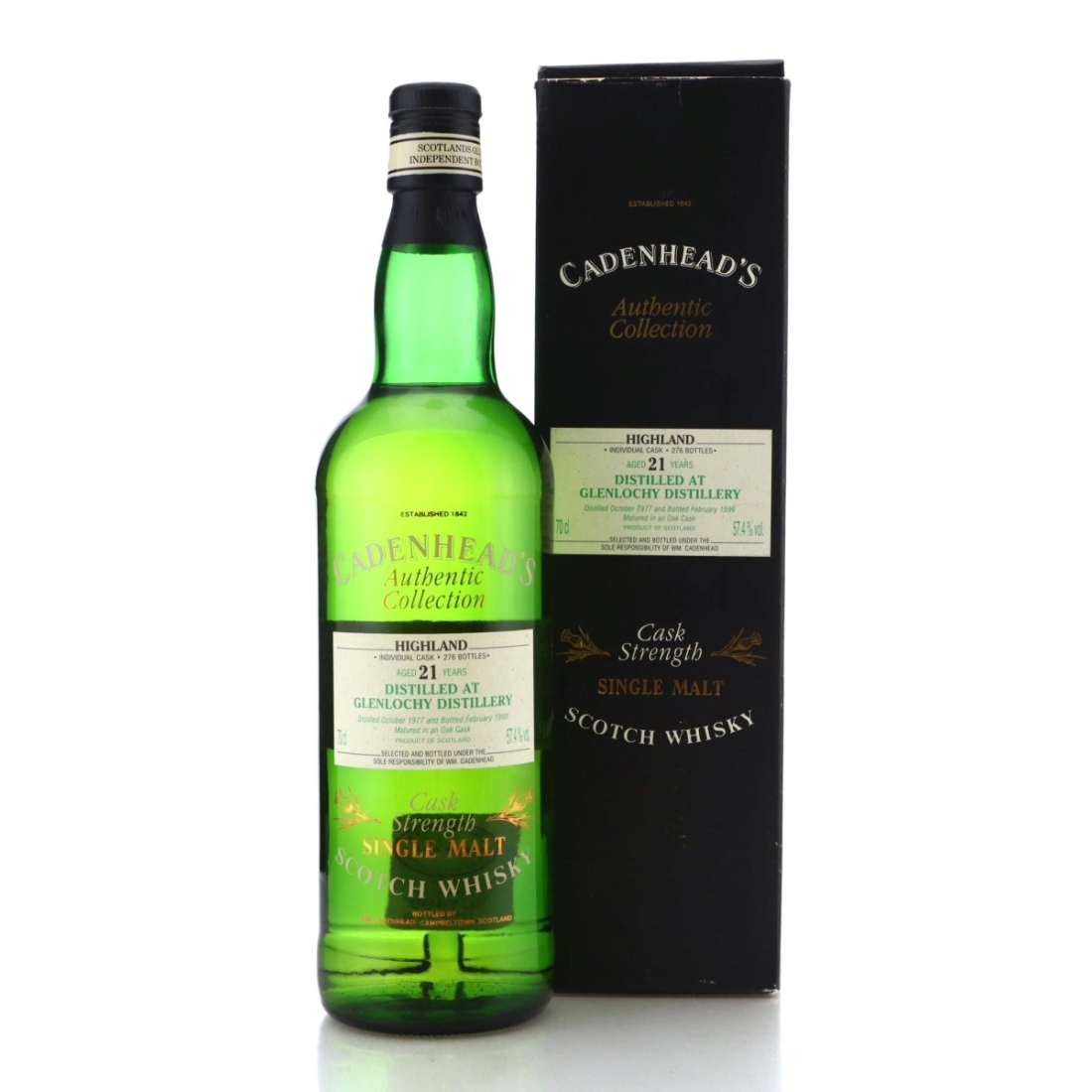 Image for Glenlochy 1977 Cadenhead's Authentic Collection 21 Year Old