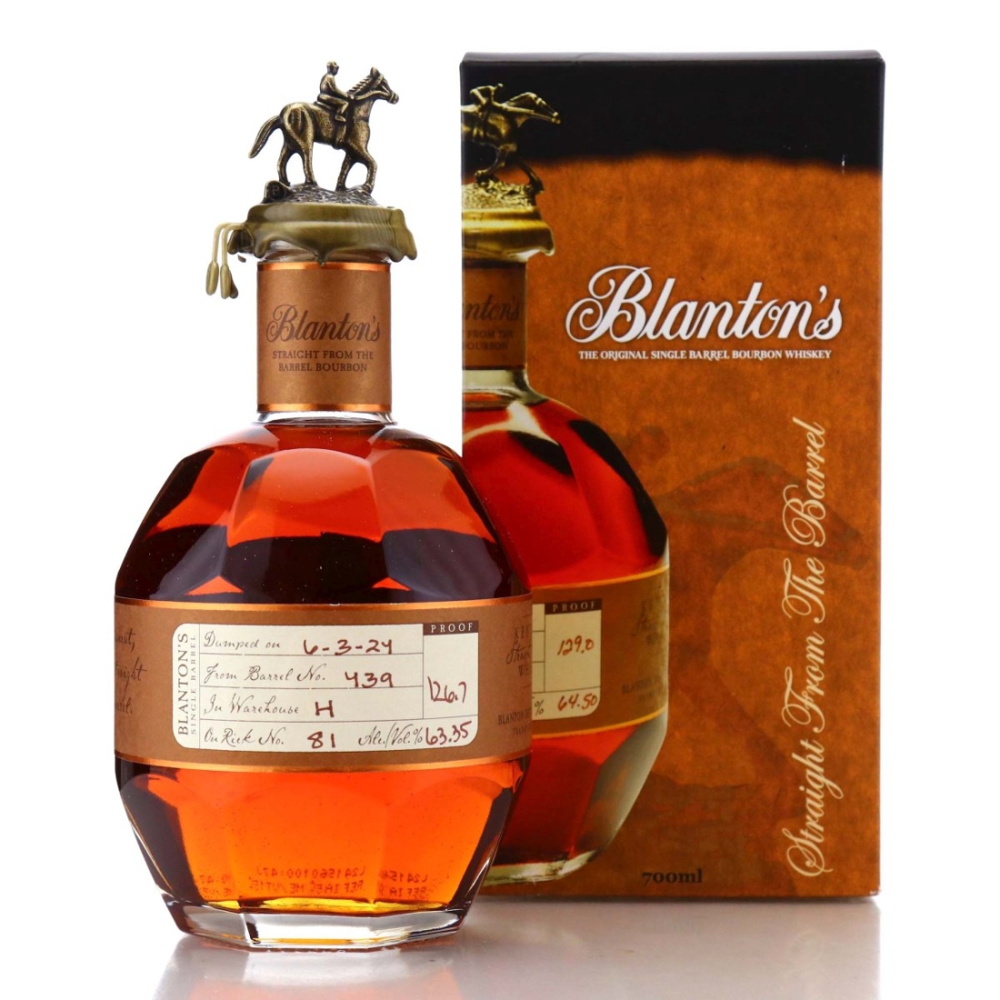 Image for Blanton's Straight From The Barrel Bourbon