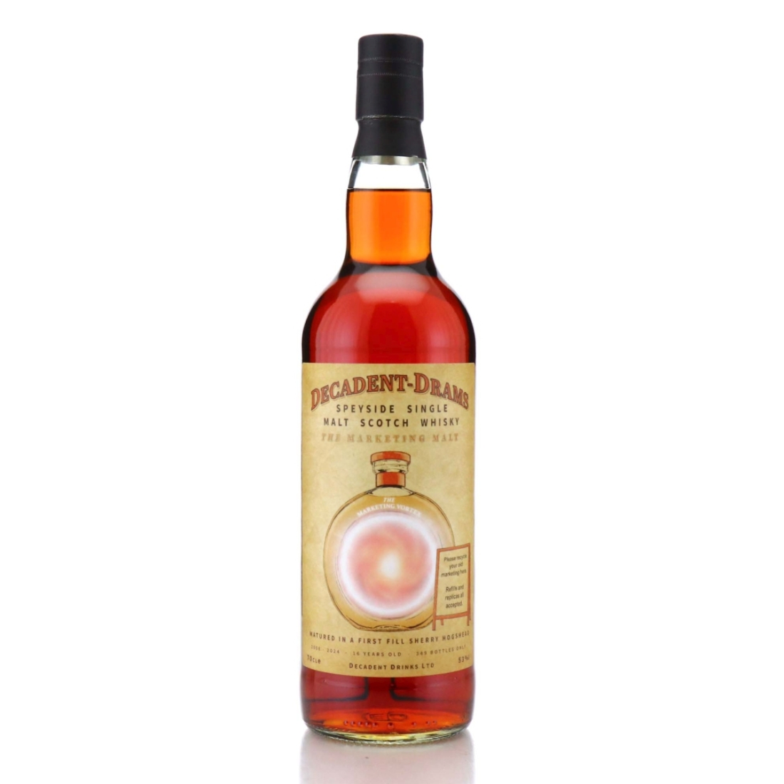 Image for Macallan 'The Marketing Malt' 2008 Decadent Drams 16 Year Old