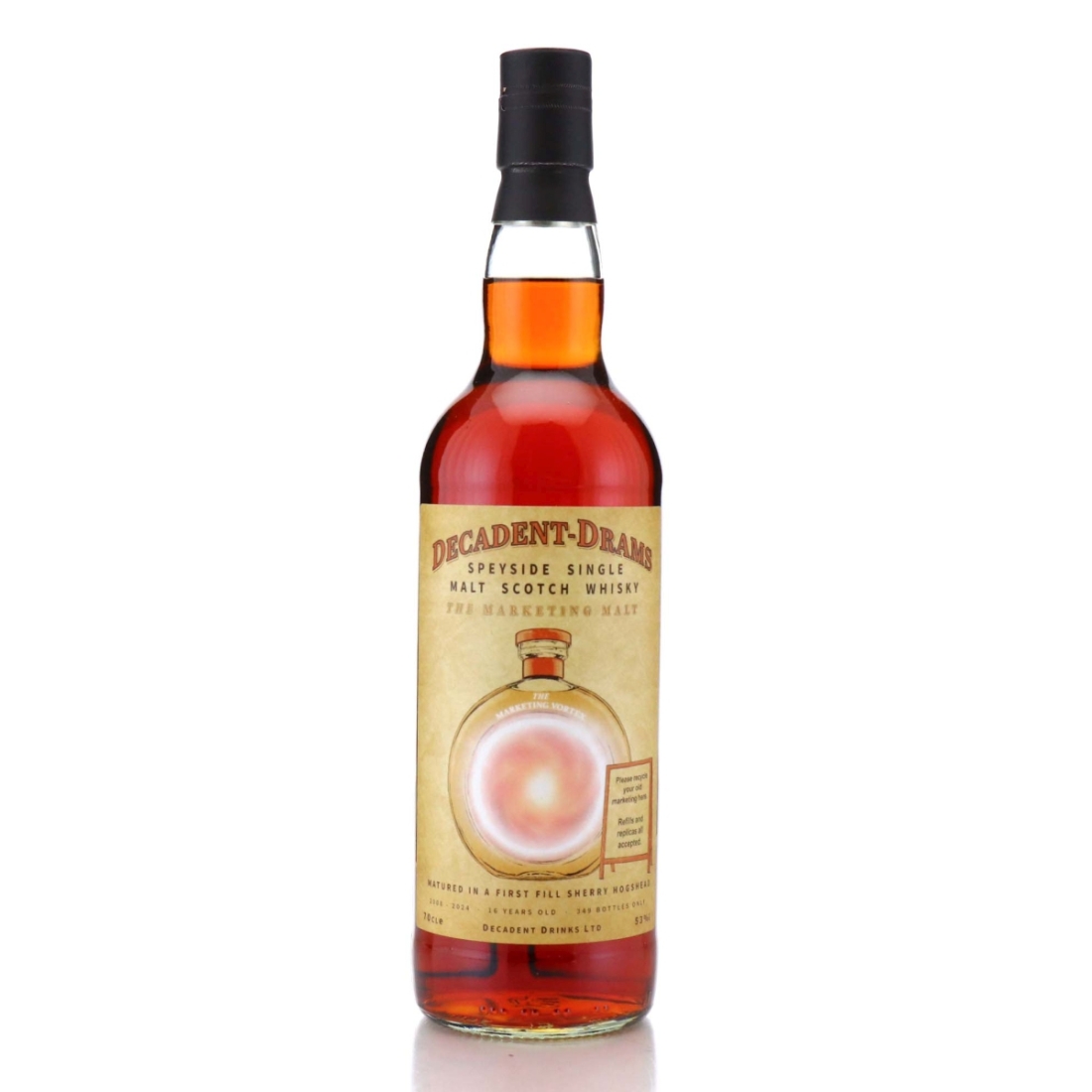 Image for Macallan 'The Marketing Malt' 2008 Decadent Drams 16 Year Old