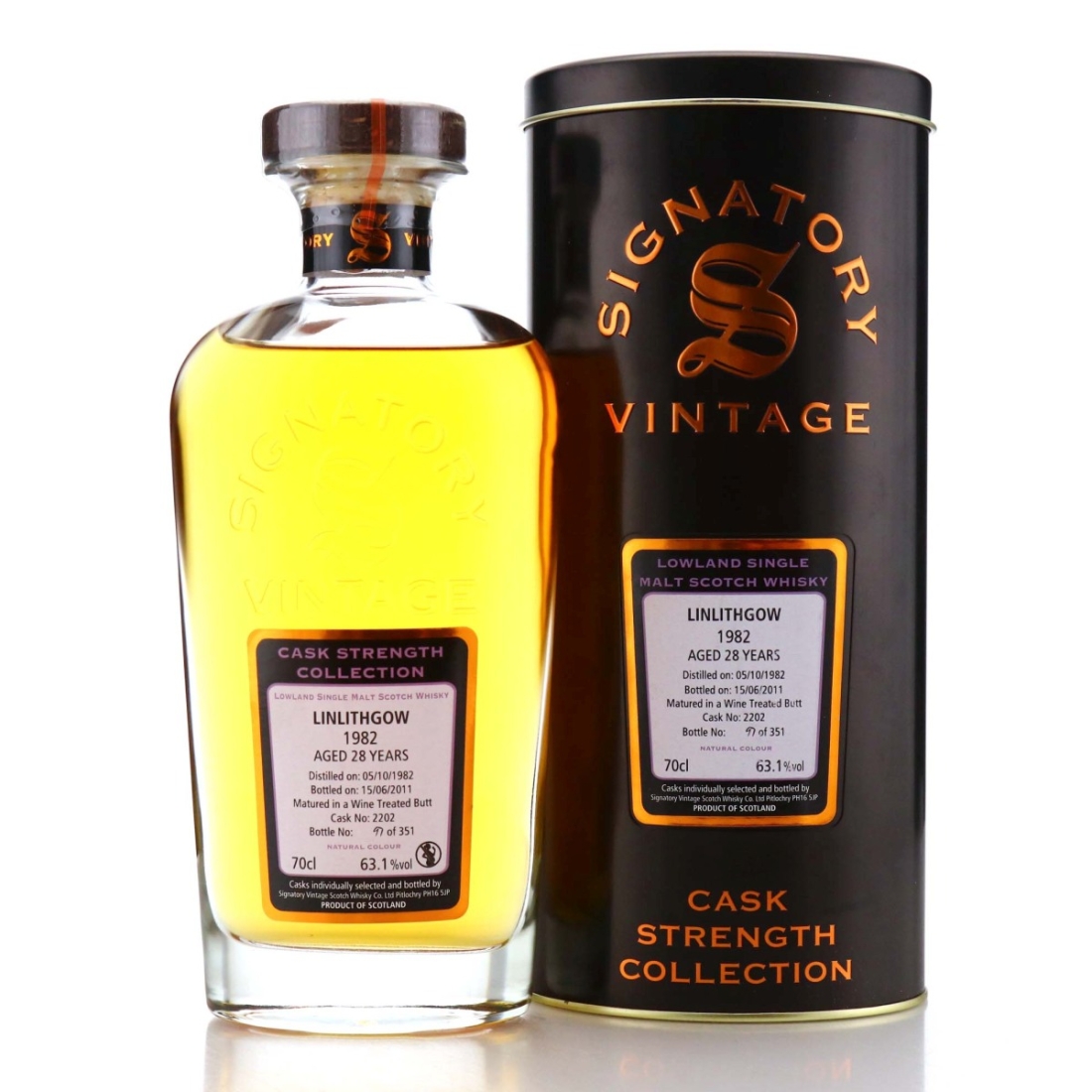 Image for Linlithgow 1982 Cask Strength Collection 28 Year Old