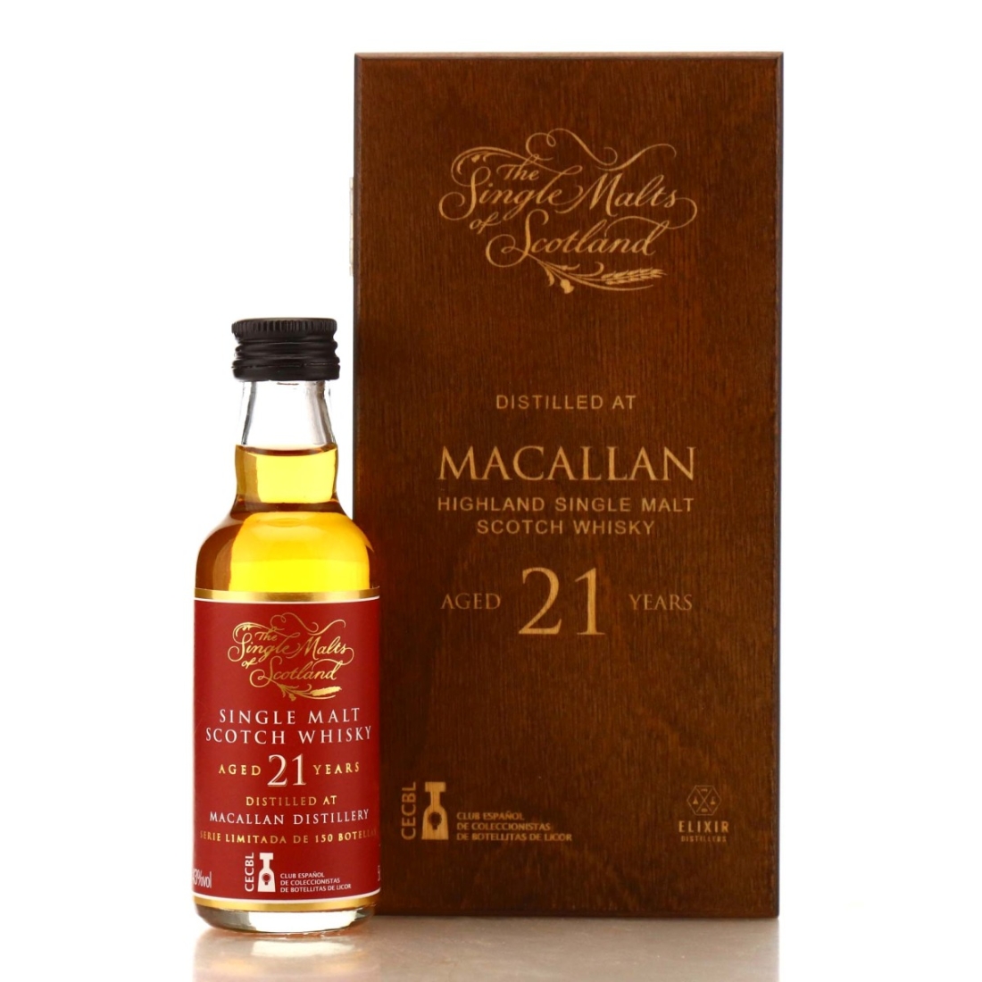 Image for Macallan 21 Year Old Single Malts of Scotland Miniature 