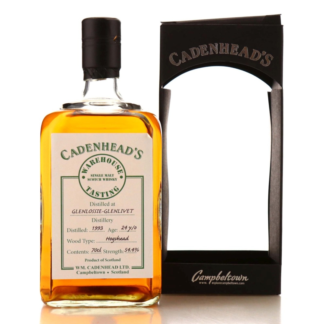 Image for Glenlossie 1993 Cadenhead's Warehouse Tasting 24 Year Old