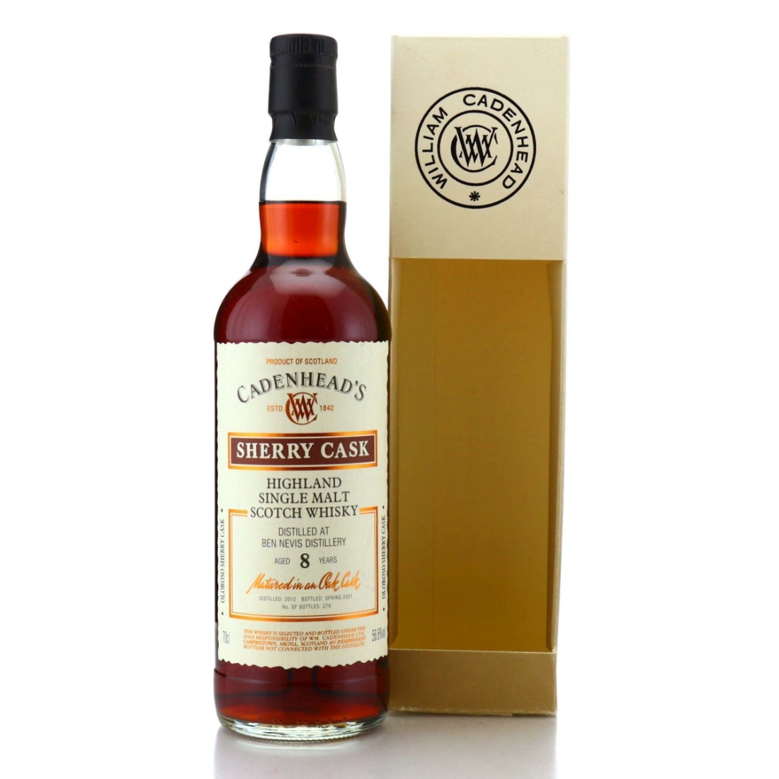 Image for Ben Nevis 2012 Cadenhead's Sherry Cask 8 Year