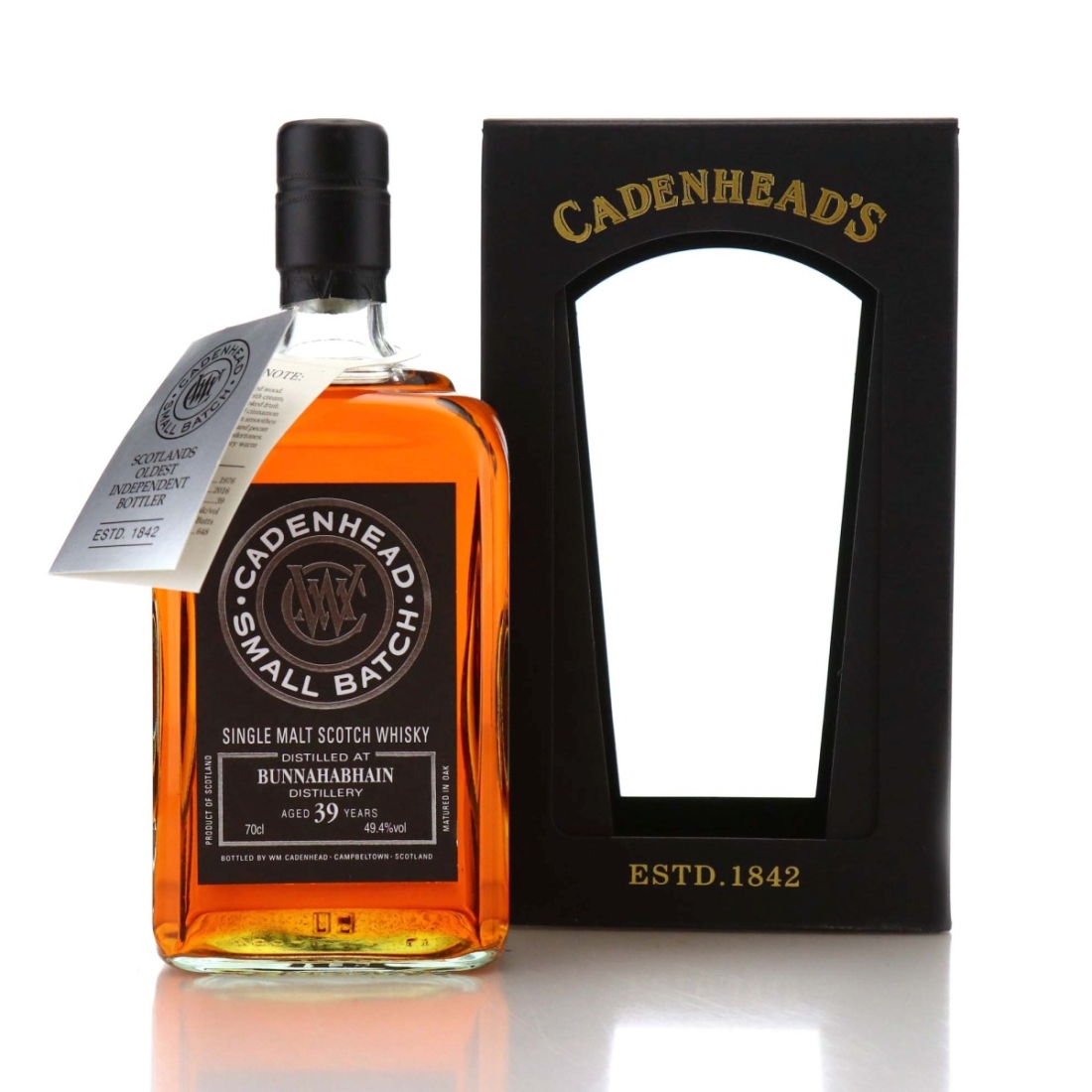 Image for Bunnahabhain 1976 Cadenhead Small Batch 39 Year Old