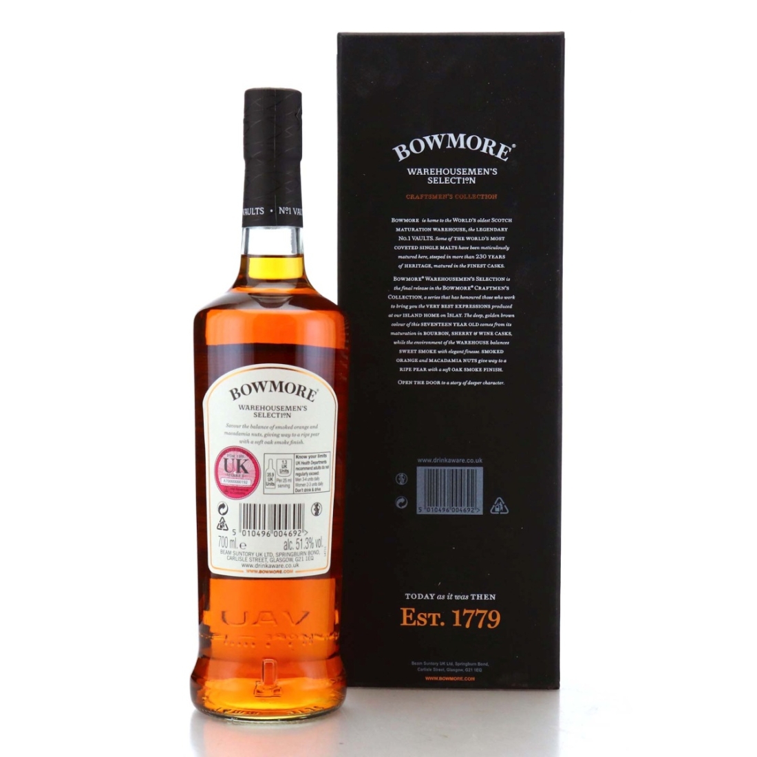 Image for Bowmore 1999 Warehousemen's Selection 17 Year Old