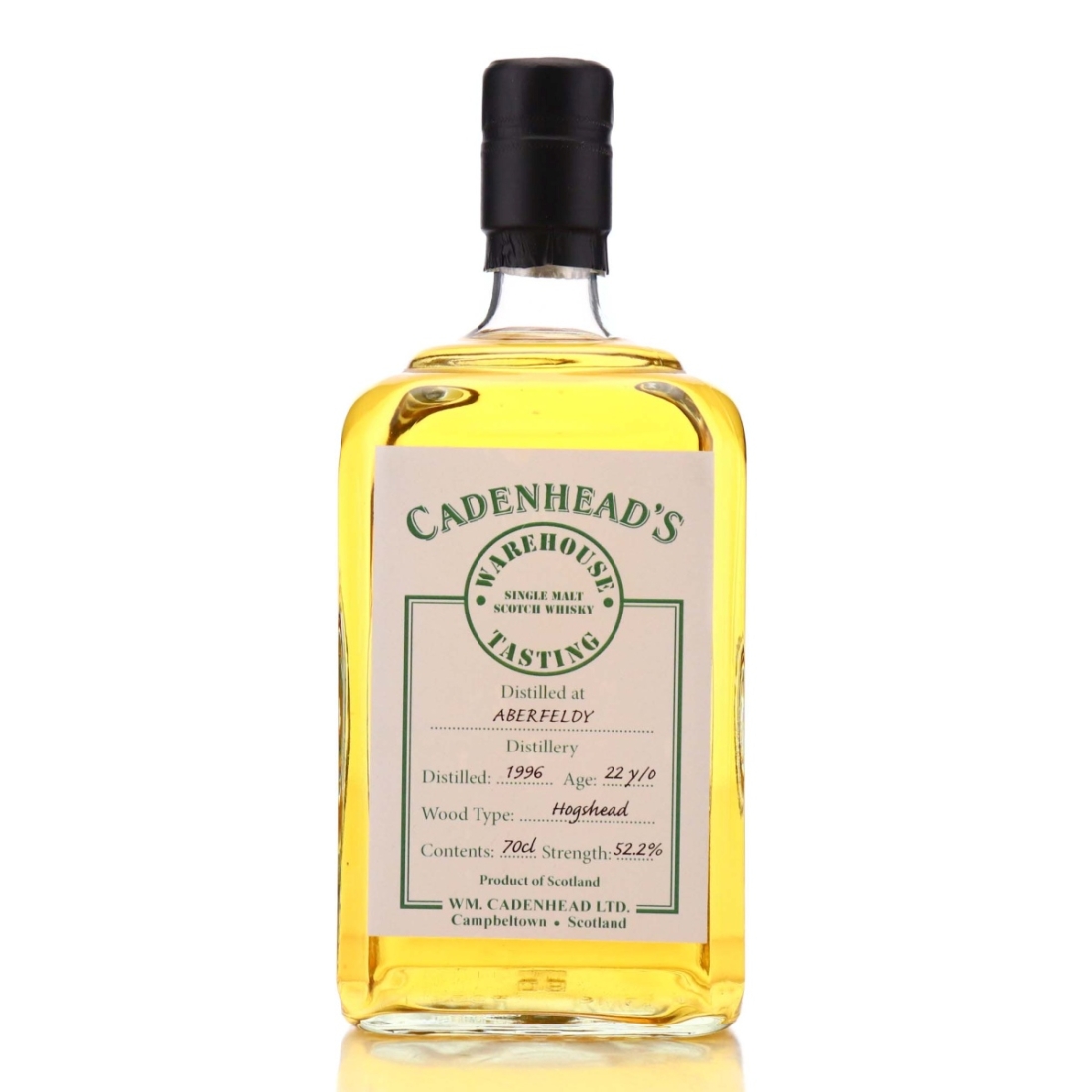 Image for Aberfeldy 1996 Cadenhead's Warehouse Tasting 22 Year Old
