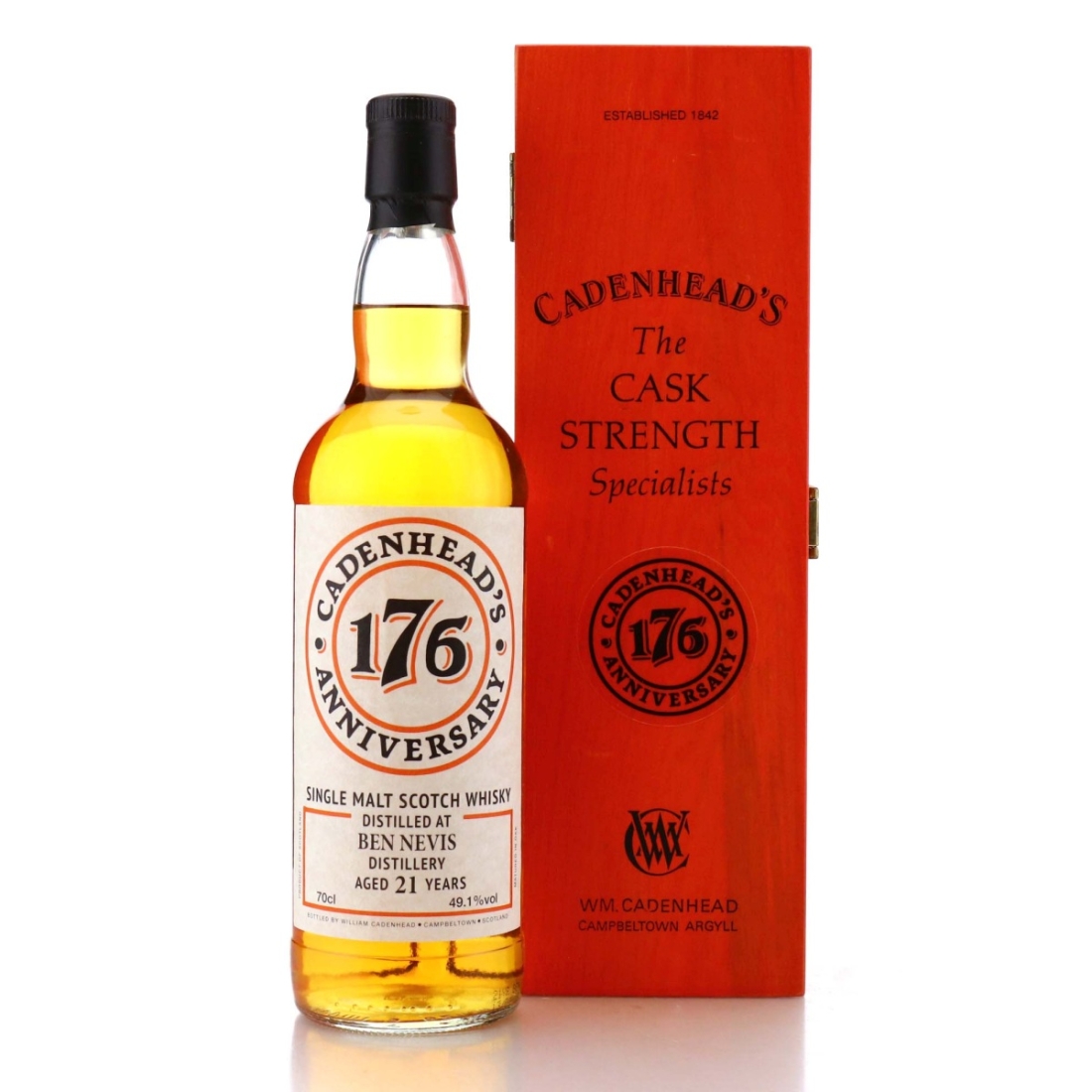 Image for Ben Nevis 1996 Cadenhead's 176th Anniversary 21 Year Old