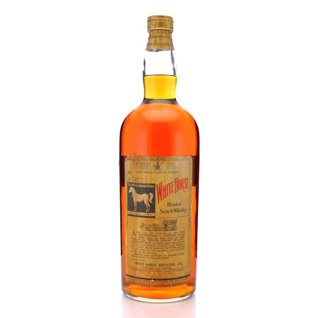 White Horse Scotch Whisky, 43%, 4.5L whisky bottle