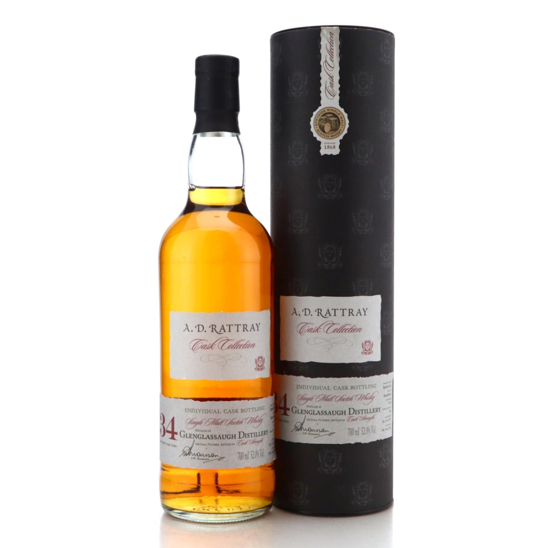 Image for Glenglassaugh 1973 A. D. Rattray Cask Collection 34 Year Old