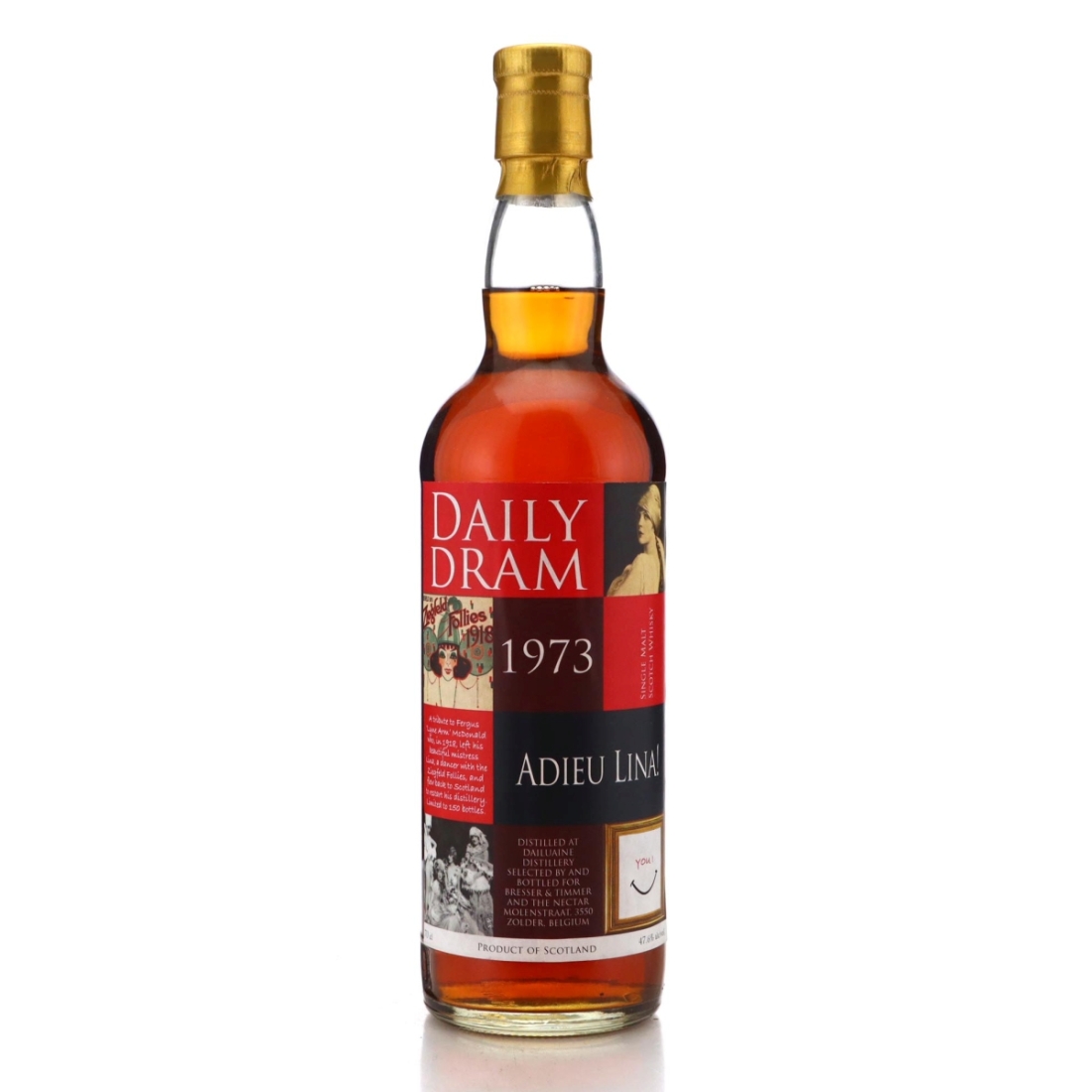 Image for Dailuaine 1973 Daily Dram 35 Year Old - Adieu Lina