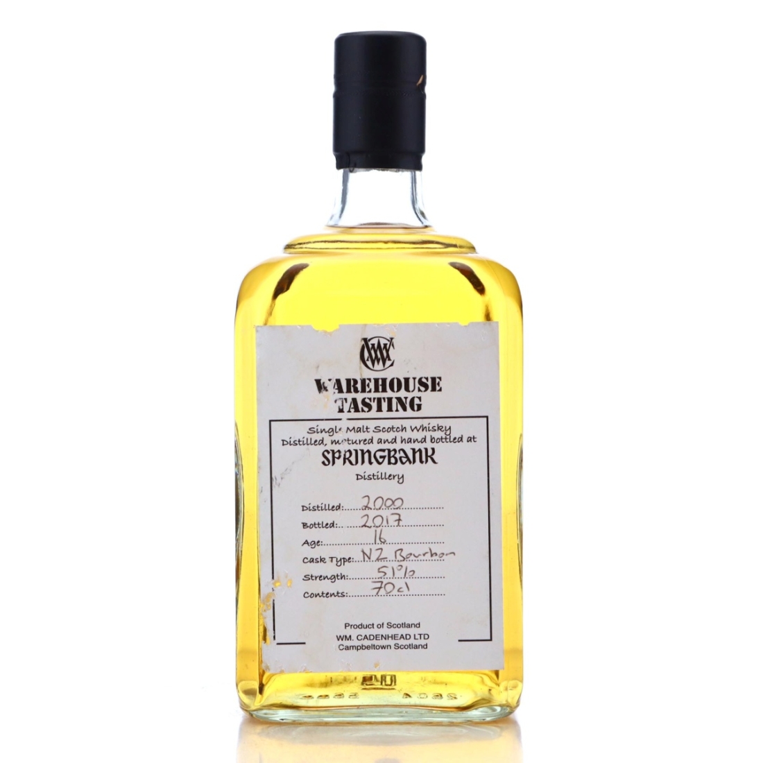 Image for Springbank 2000 Cadenhead's Warehouse Tasting 16 Year Old