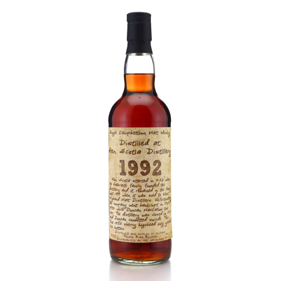 Image for Glen Scotia 1992 "Handwritten Labels" 20 Year Old