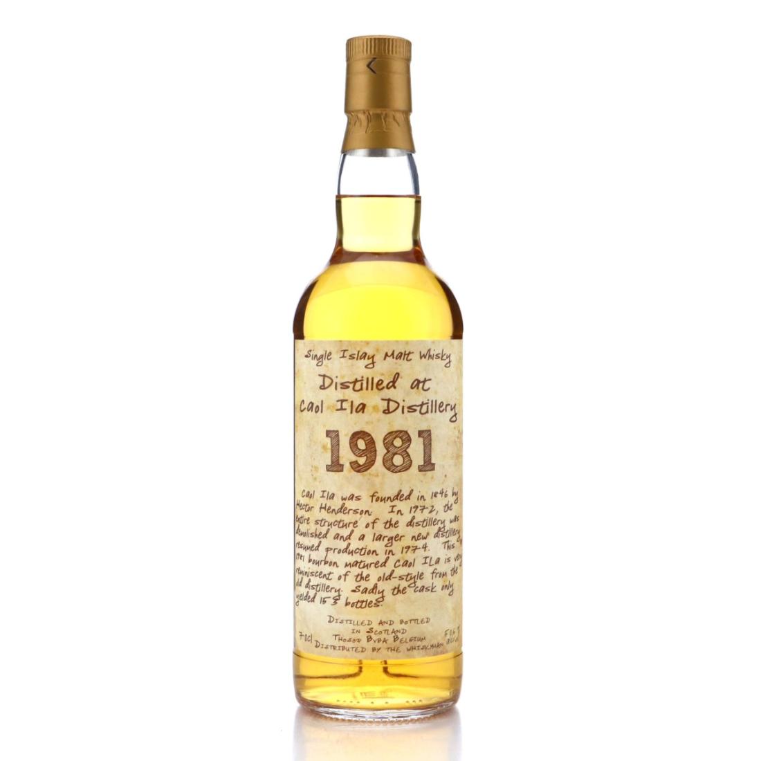 Caol Ila 'Handwritten Labels' 30 Year Old, Bourbon Cask, 2011, 50.6% whisky bottle