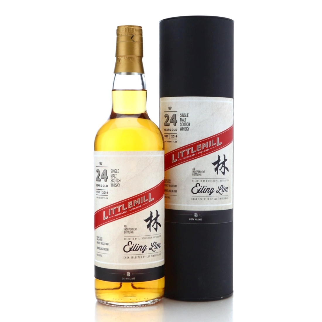 Image for Littlemill 1990 24 Year Old - Eight Release