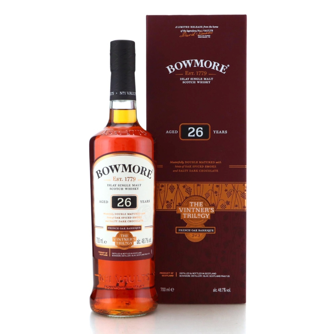 Image for Bowmore The Vintner's Trilogy 26 Year Old - French Oak Barrique