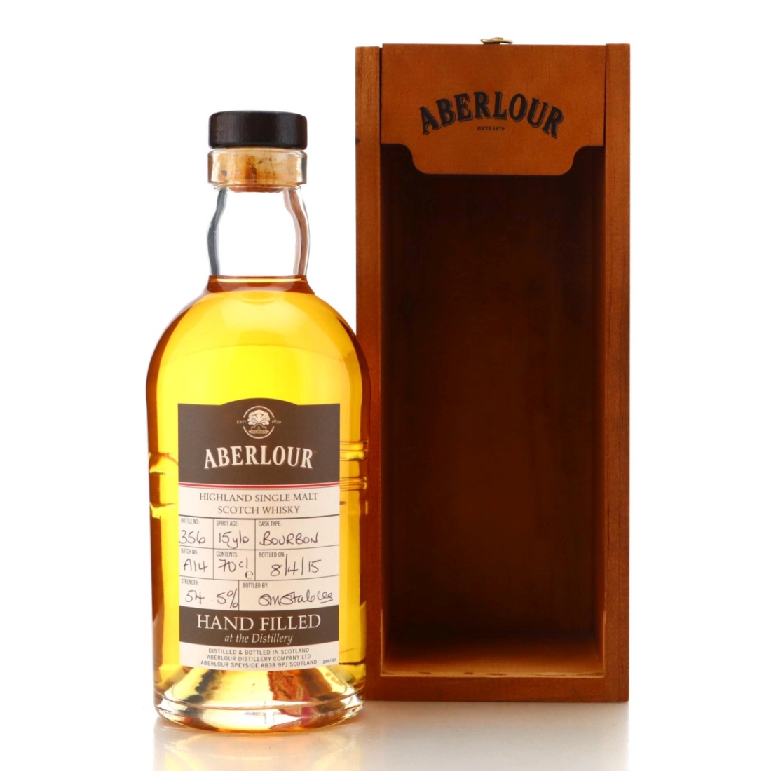 Image for Aberlour Hand Filled 15 Year Old Batch #A14