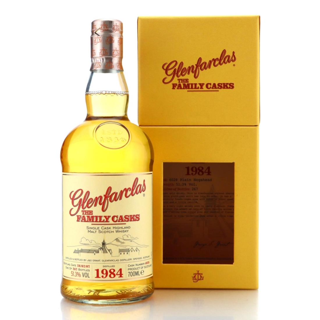 Image for Glenfarclas 1984 The Family Casks Release #1