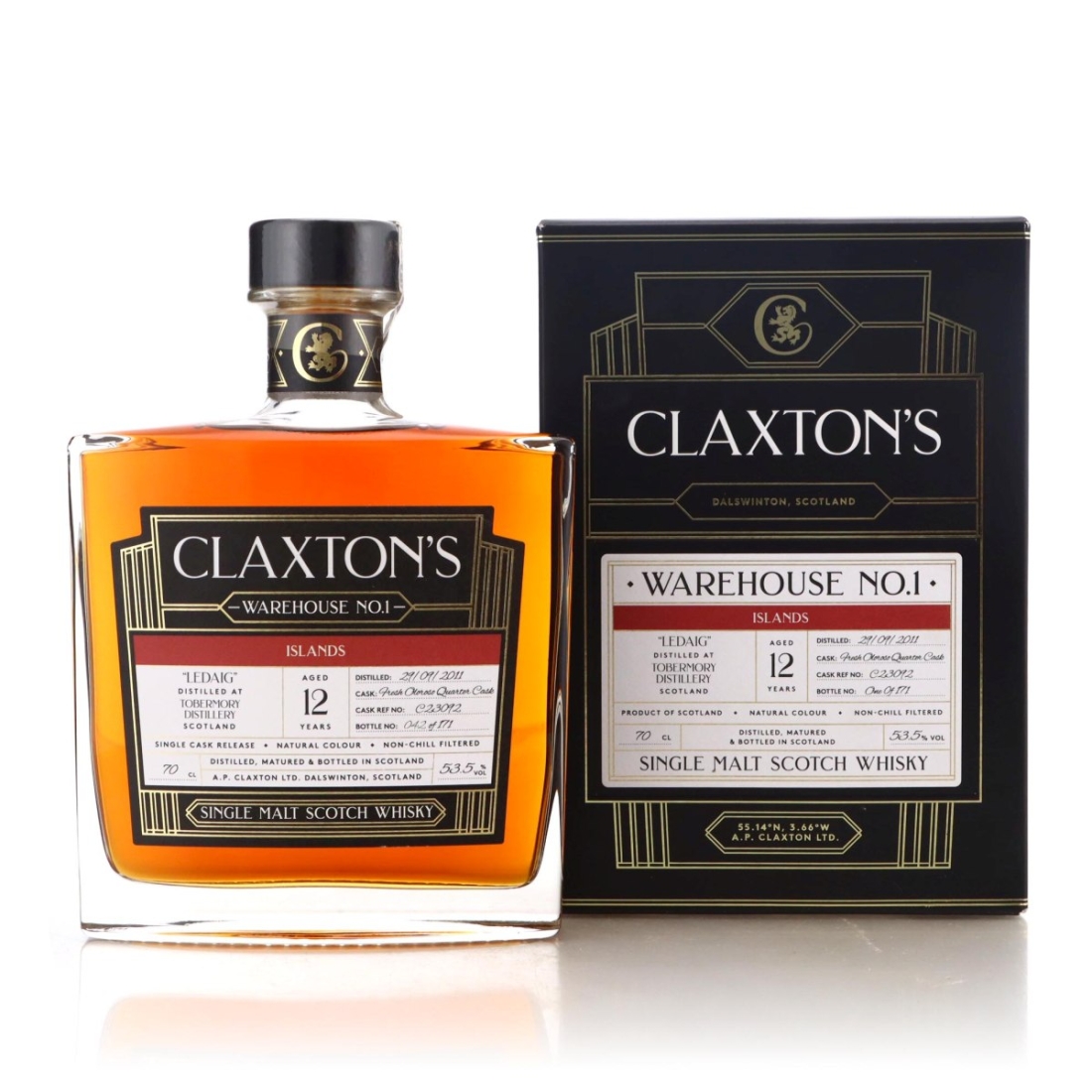 Image for Ledaig 2011 Claxton's Warehouse No.1 12 Year Old