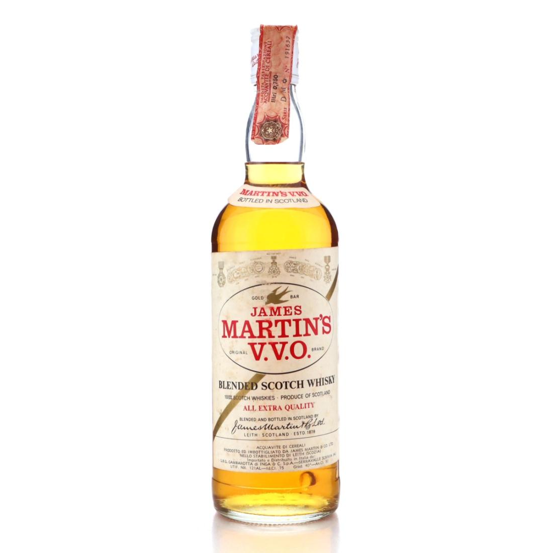 James Martin's V.V.O. Gold Bar, 40% whisky bottle