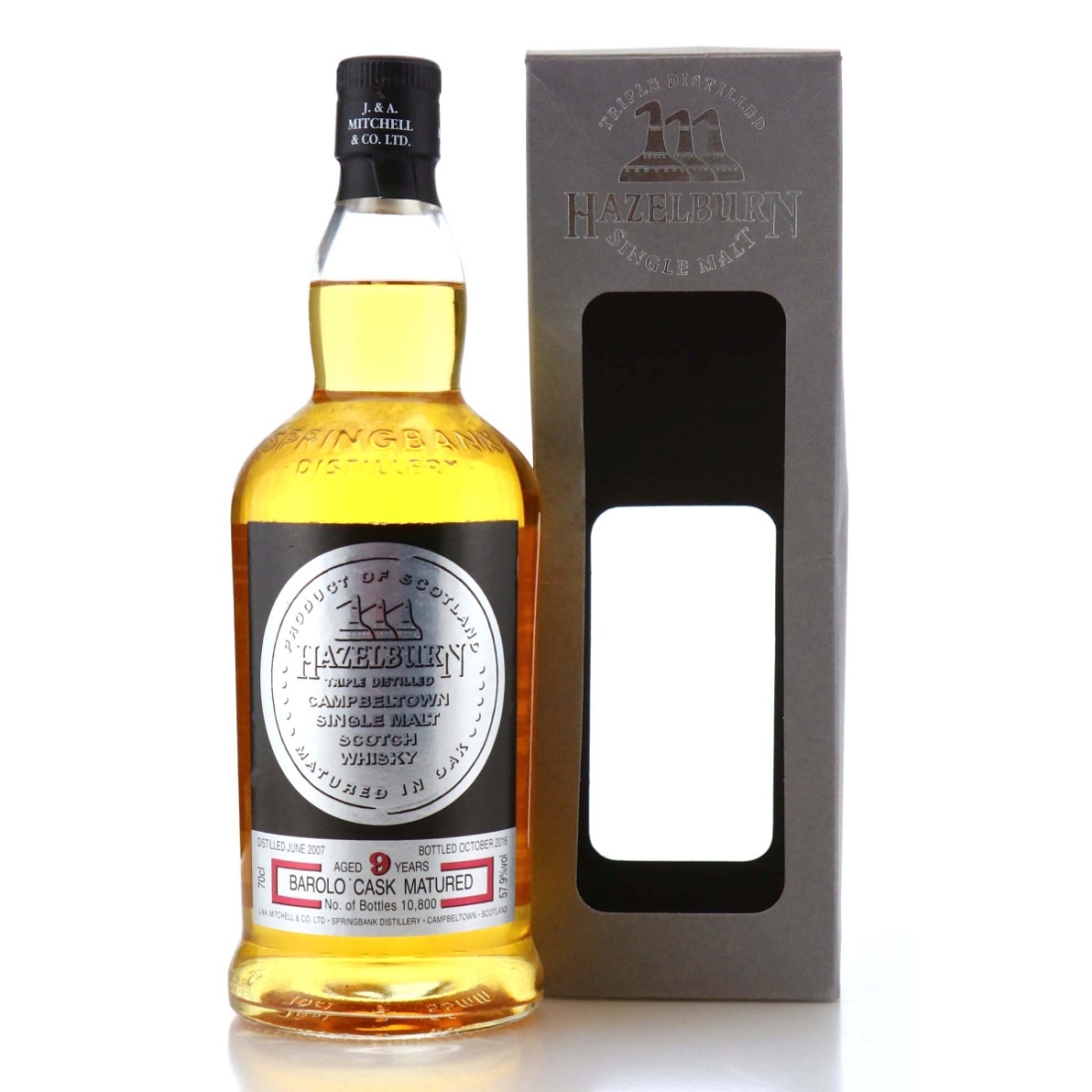 Image for Hazelburn 2007 Barolo Cask 9 Year Old
