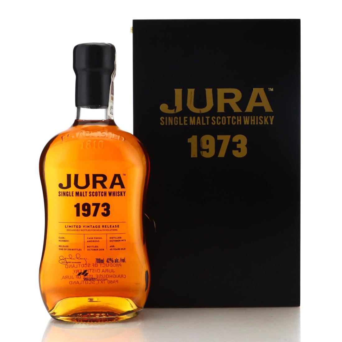 Jura 1973 Limited Vintage Release 45 Year Oid Black Edition