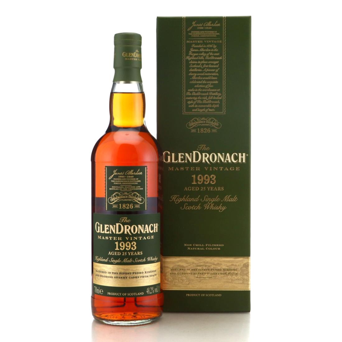 Glendronach 1993 Master Vintage 25 Year Old