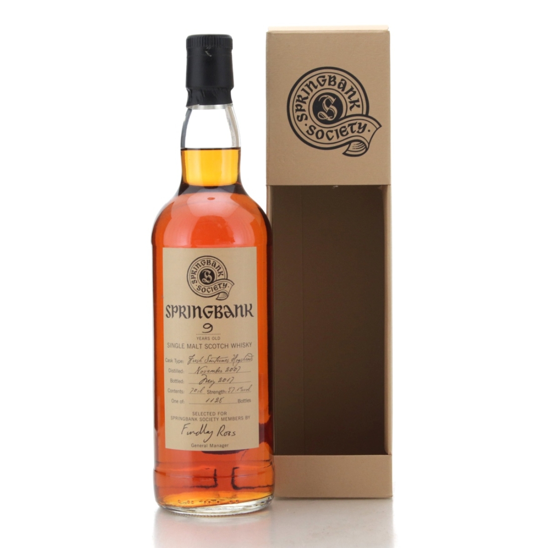 Image for Springbank 2007 9 Year Old