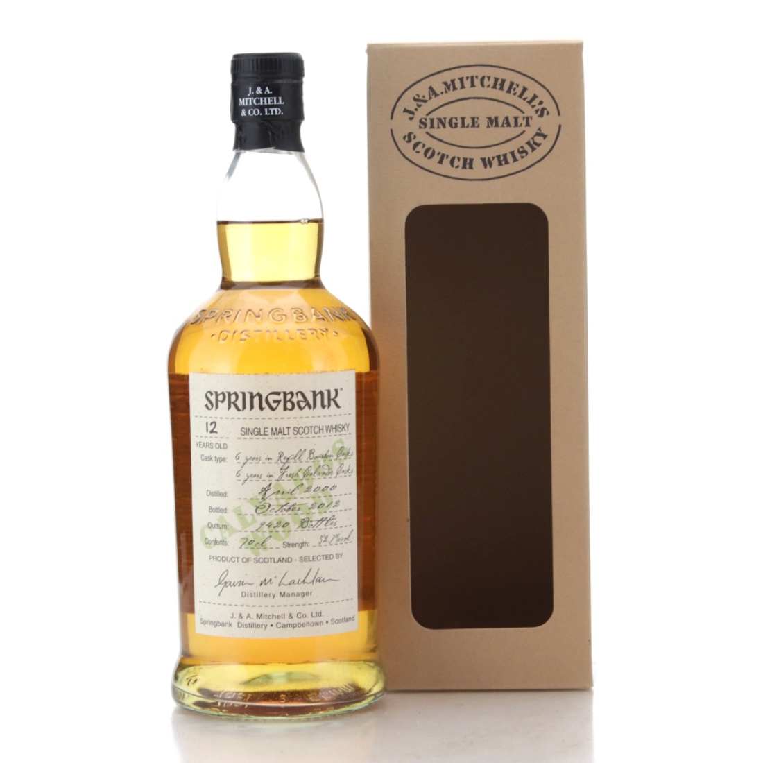 Image for Springbank 2000 12 Year Old Calvados Wood