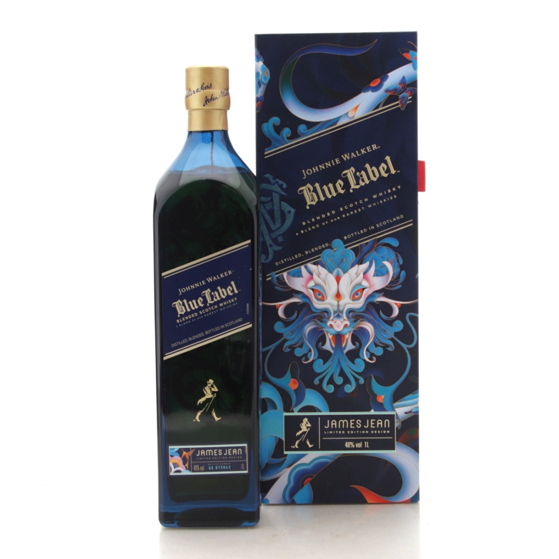 Image for Johnnie Walker Blue Label James Jean Litre - Year of the Dragon