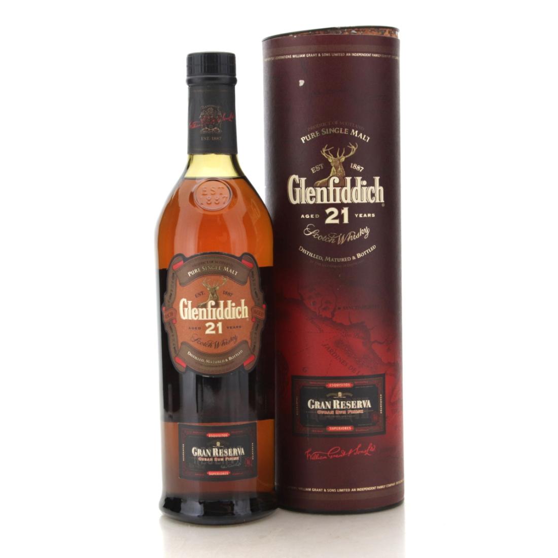 Glenfiddich 21 Gran Reserva Cuban Rum Finish Pre2007