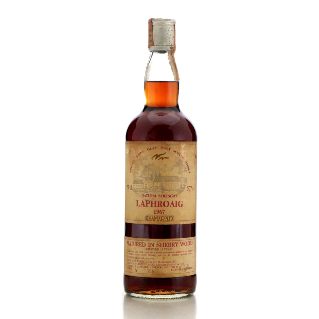 Image for Laphroaig 1967 Matured in Sherry Wood 15 Year Old