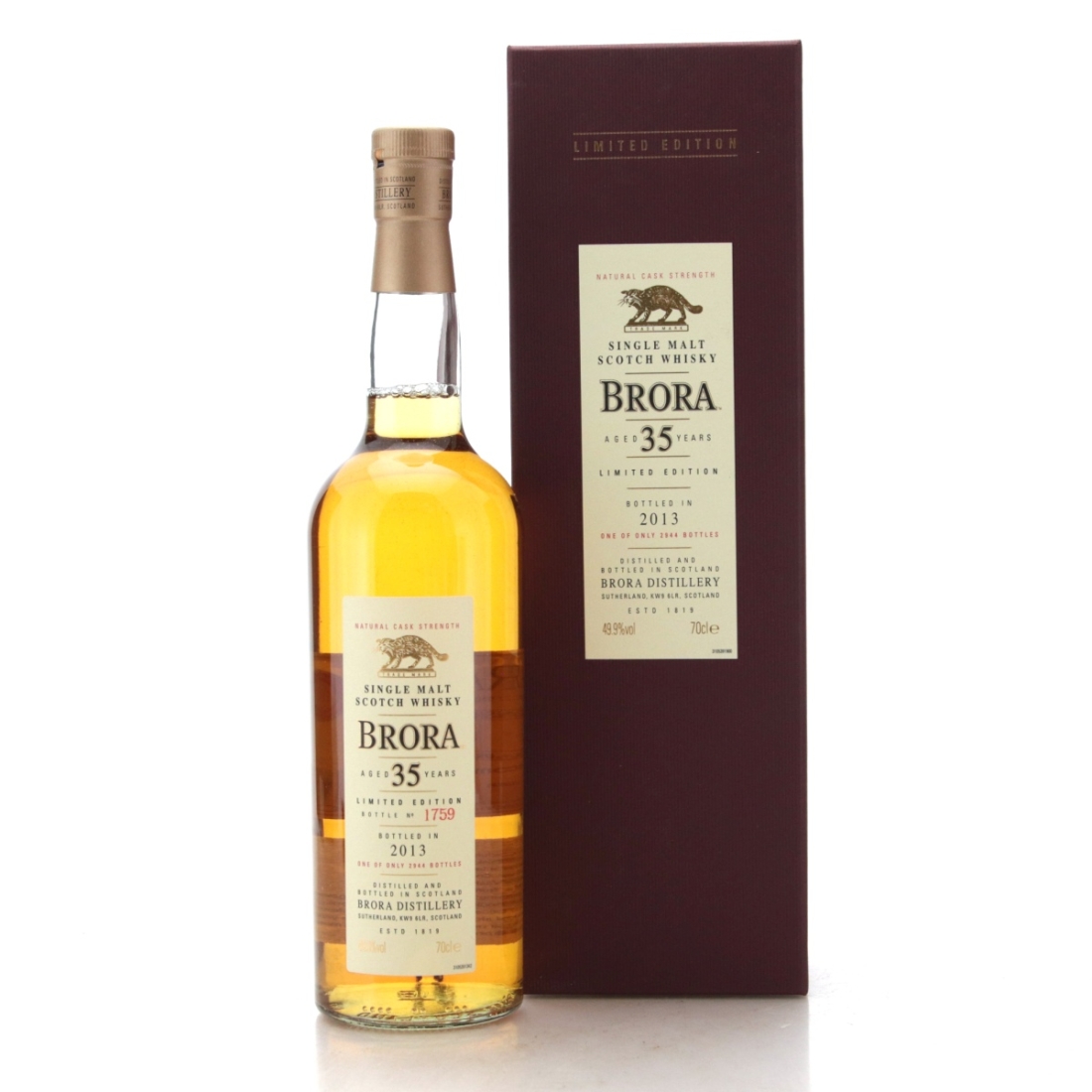 Image for Brora 35 Year Old Natural Cask Strength