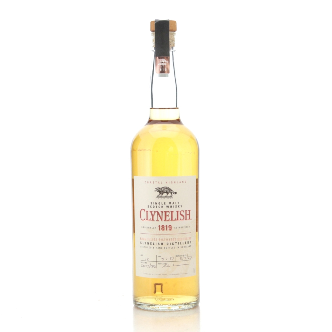 Image for Clynelish Hand Filled Distillery Exclusive 12 Year Old Batch No.2023/006