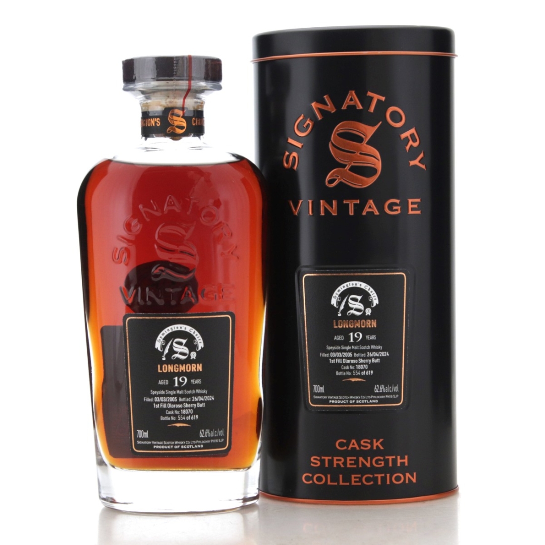 Image for Longmorn 2005 Signatory Vintage 19 Year Old Cask Strength / Symington's Choice